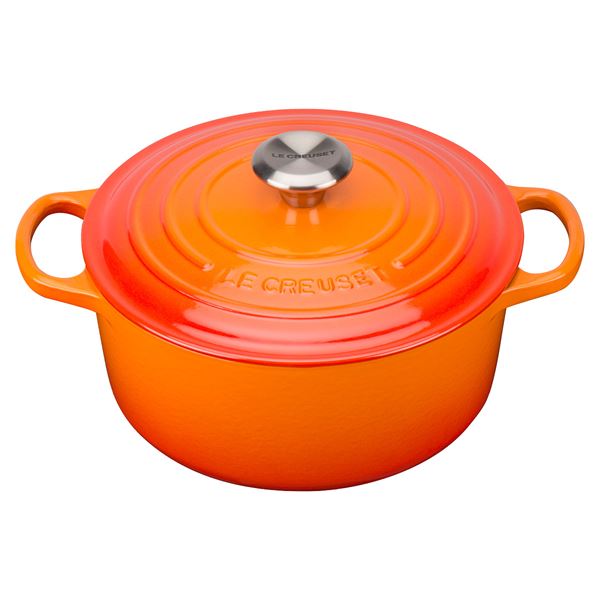 Le Creuset - Signature Valurautapata pyöreä 26 cm 5,3 L Volcanic