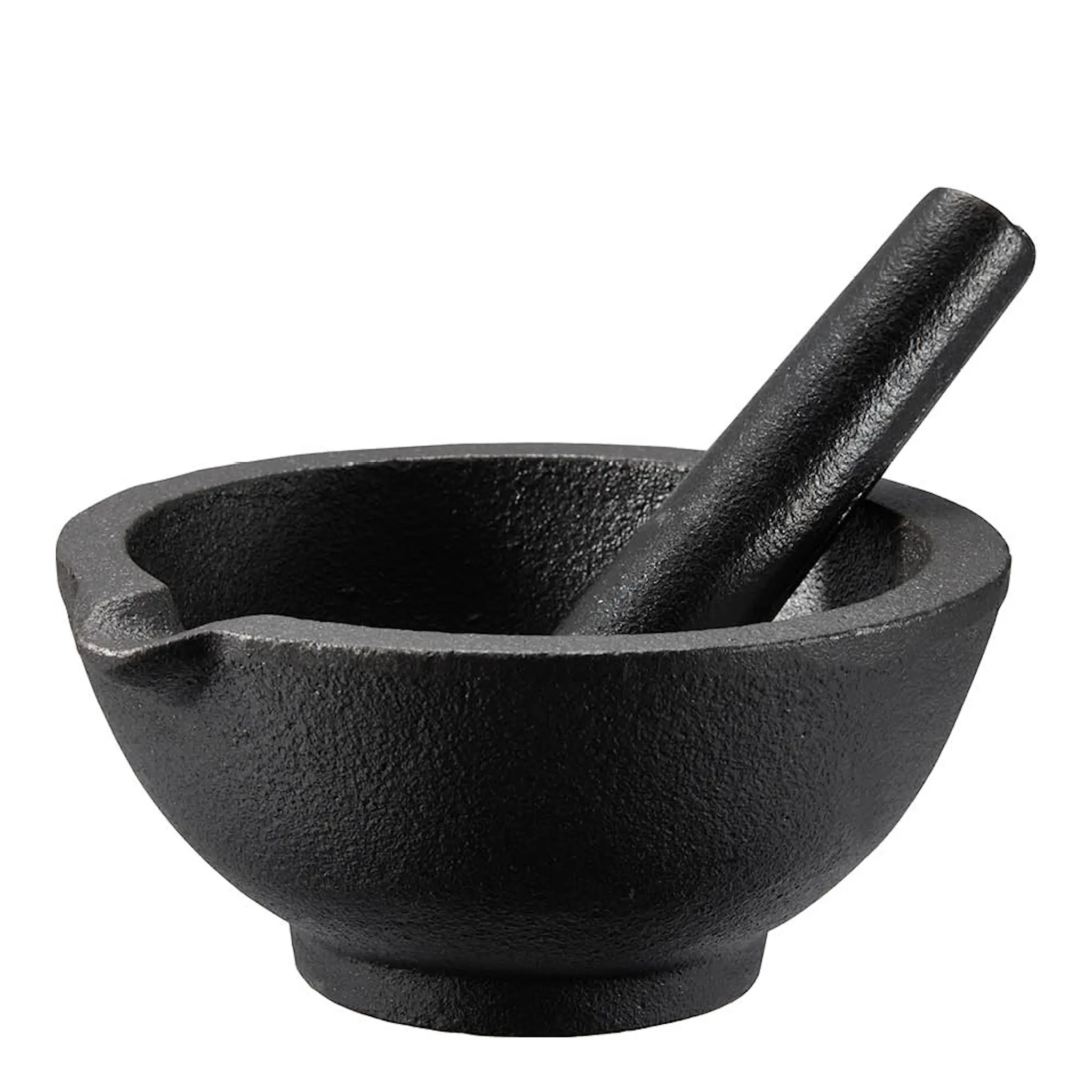 Dorre Gilly gjutjärnsmortel 13 cm svart