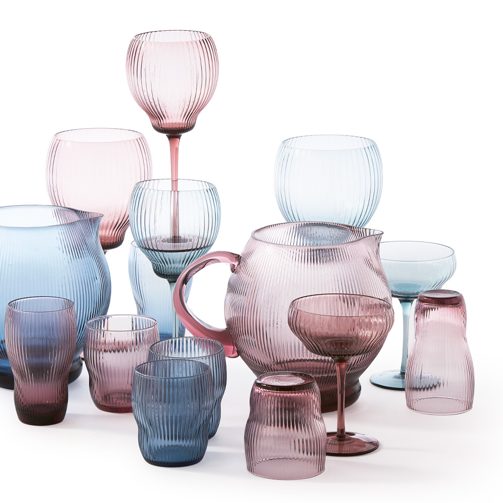 Pols Potten Pum Viinilasi 70 cl Sininen