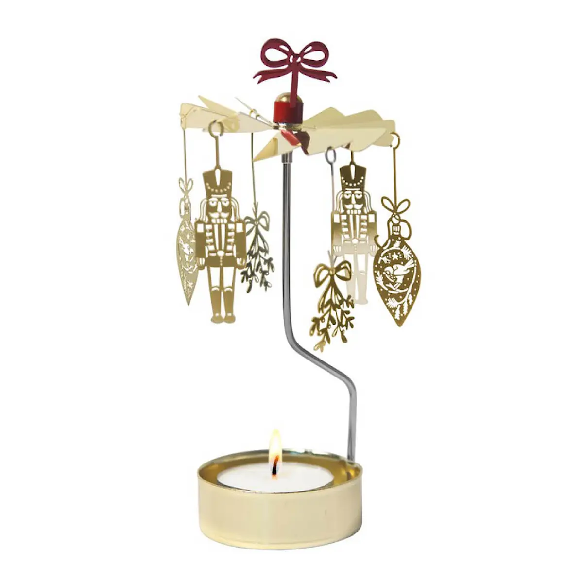 Pluto Noël änglaspel 16 cm guld