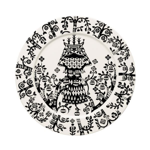 iittala Taika Lautanen Pöllö 27 cm Musta