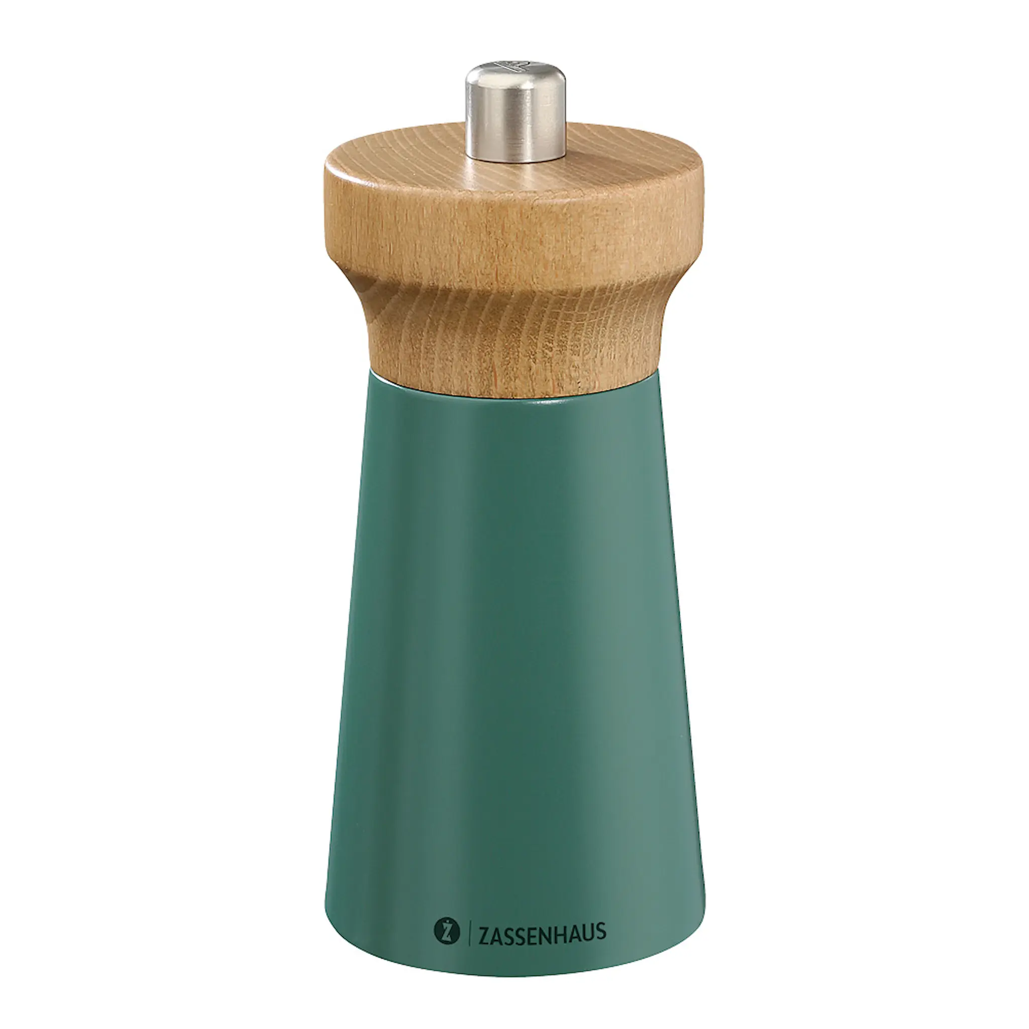 Zassenhaus Westerland pepparkvarn 12 cm grön