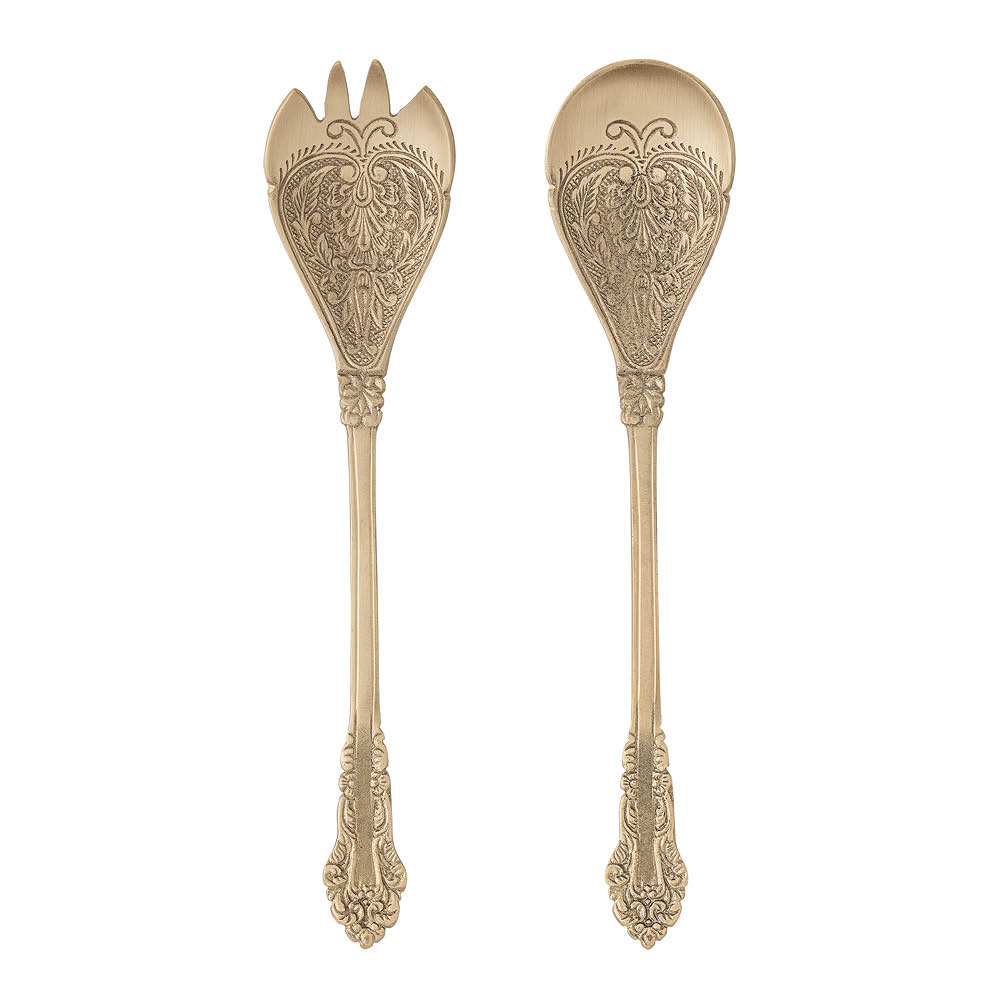 Bloomingville - Kalima Salaattiottimet 26 cm 2 kpl Messinki
