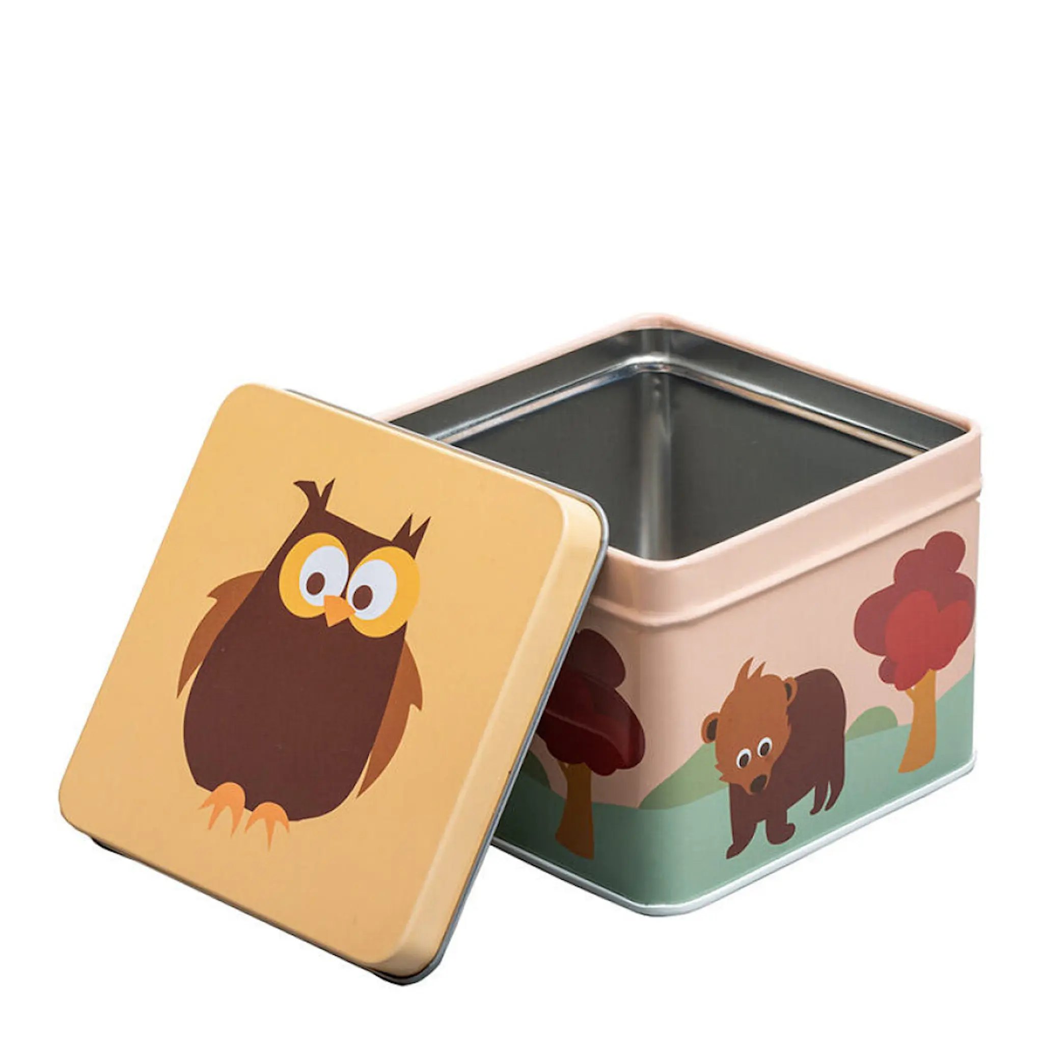 Blafre Skog matlåda / förvaringslåda 10x10 cm grön