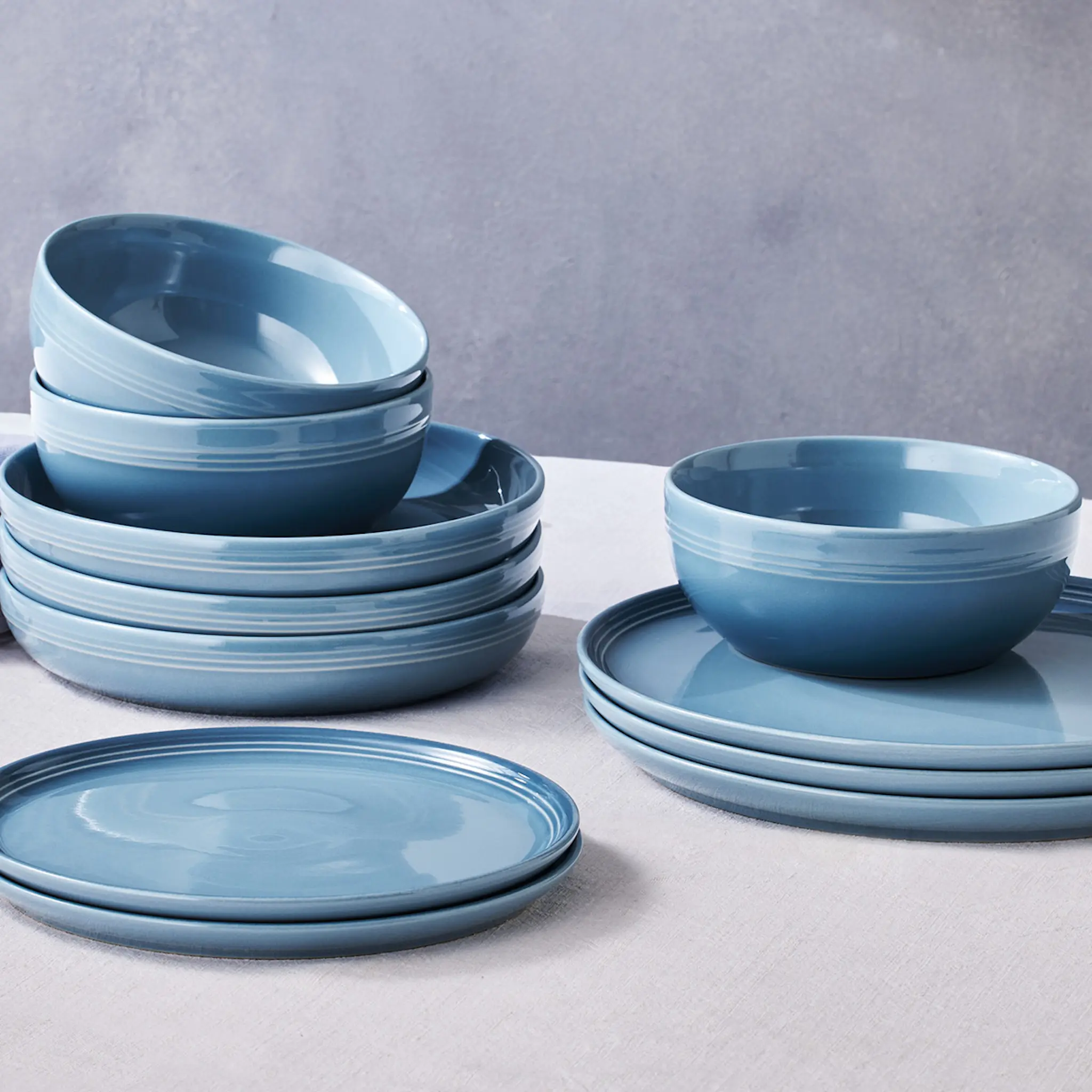 Le Creuset Coupe Colletion tallrik 22 cm chambray