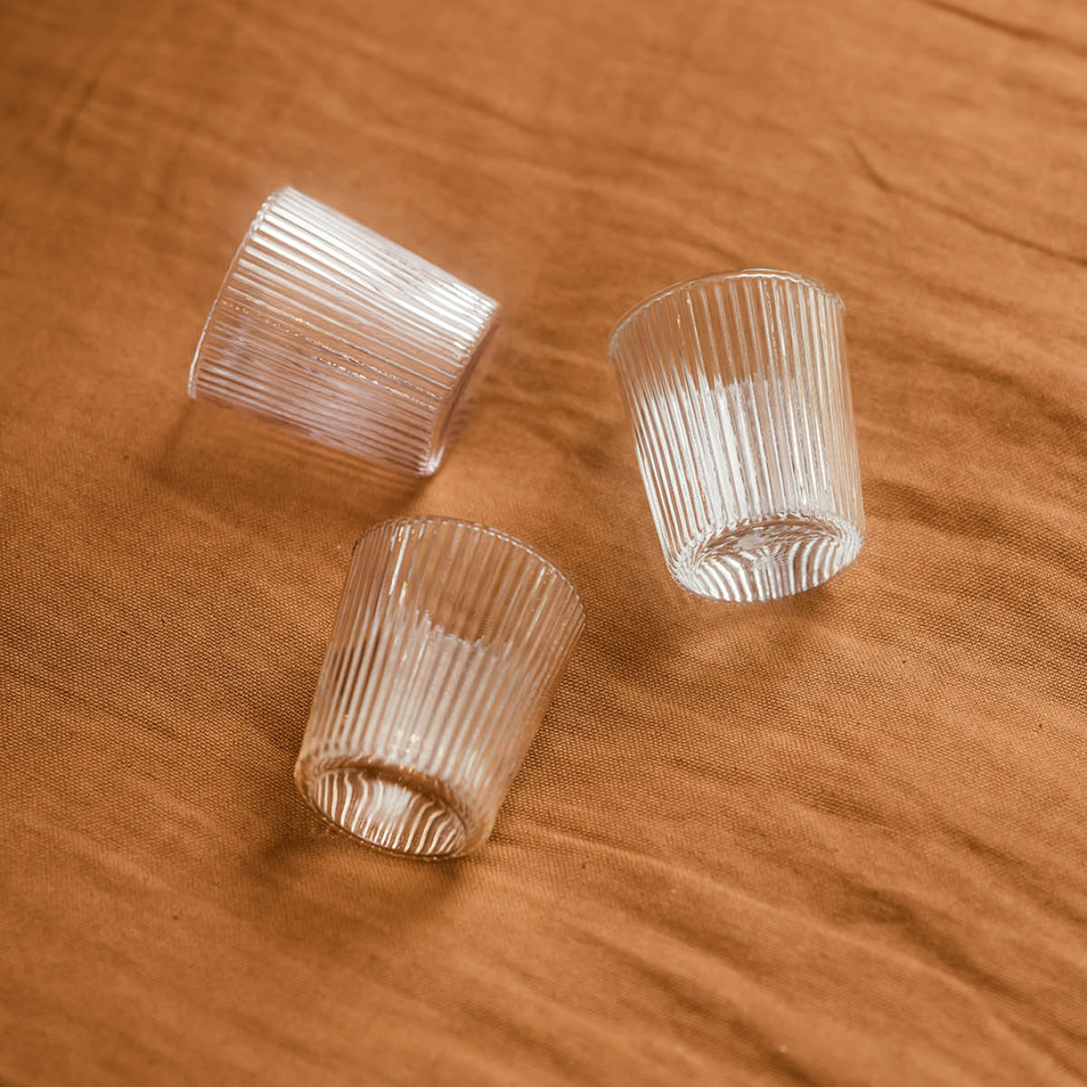 Paveau Ribbed Elegance Juomalasi White Haven 25 cl Kirkas