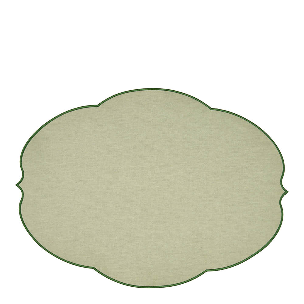 Guzzini Flowers bordbrikke 36x49 cm grønn