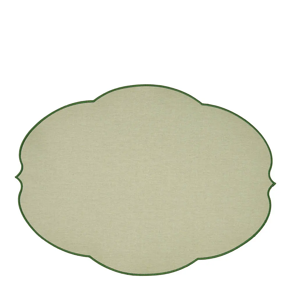 Flowers bordbrikke 36x49 cm grønn