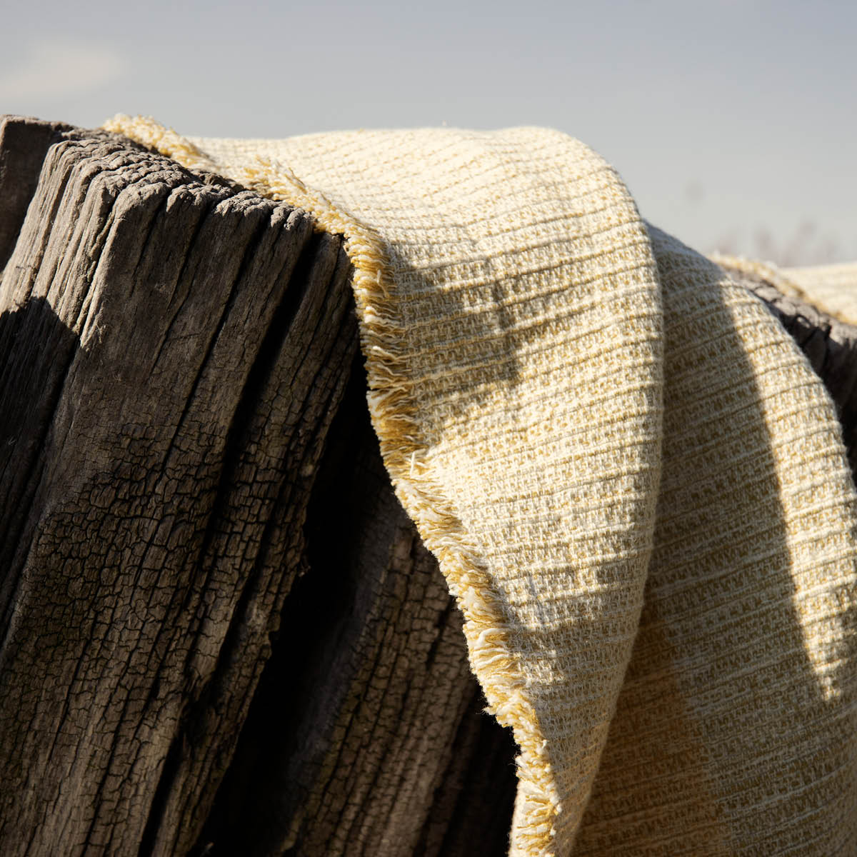 Juna Reflection Handduk 50x100 cm Senap