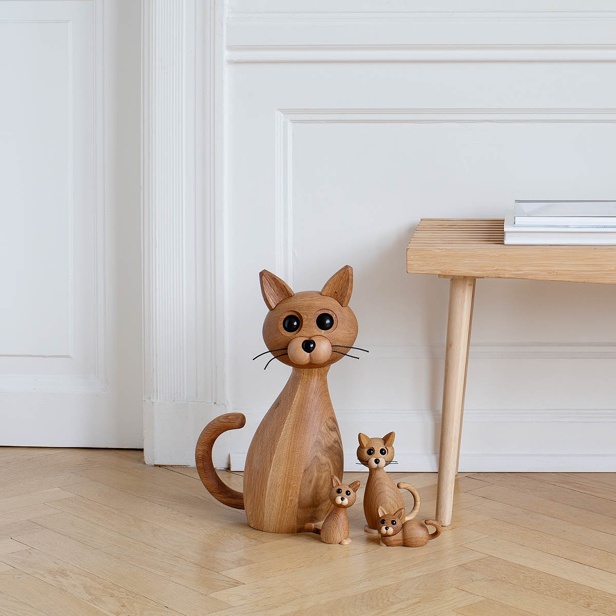 Spring Copenhagen Hope trefigur katt 6 cm