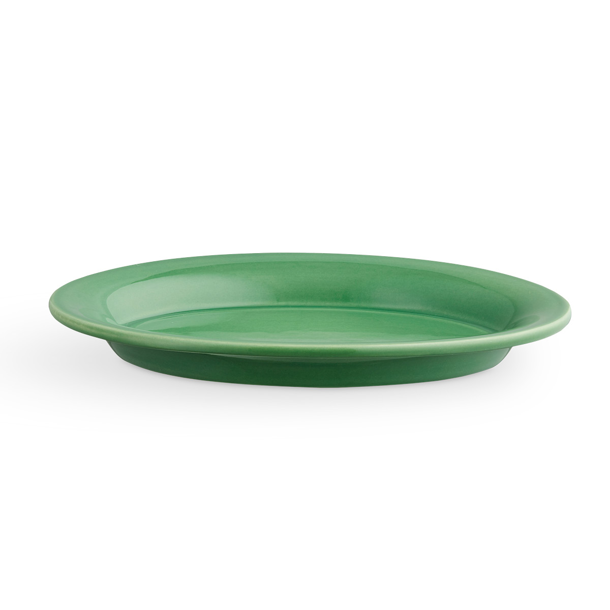 Kähler Ursula Tallrik Oval 22x16 cm Grön
