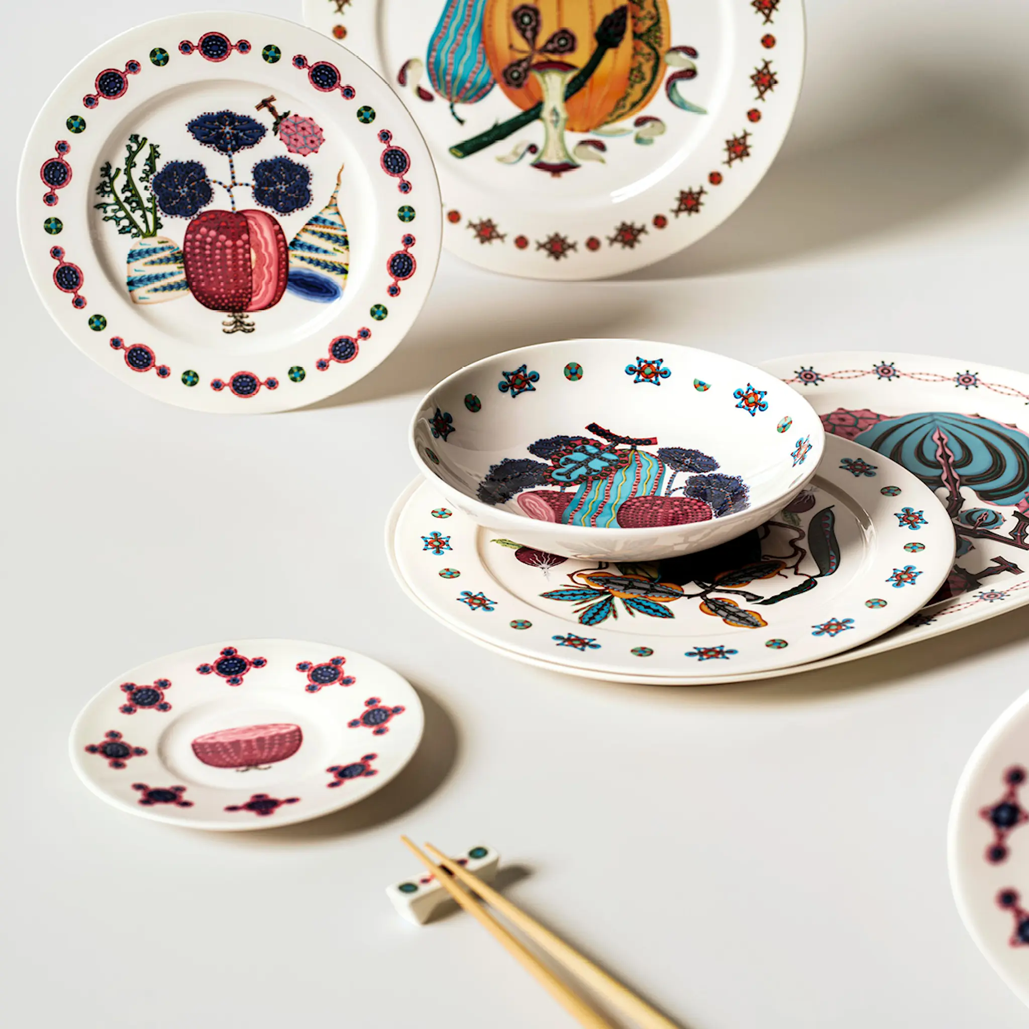 iittala Taika Sato Tallrik 22 cm Flerfärgad