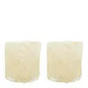 Curl ljuslykta 10x11,5 cm 2-pack beige