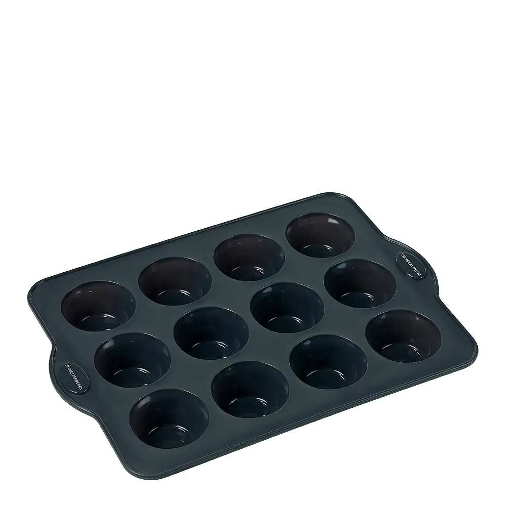 Silikoninen muffinssivuoka 12 kpl Harmaa