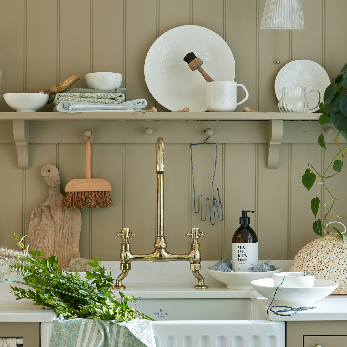 Denby Carve White mugg 40 cl vit