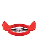 Äppeldelare hopfällbar 22,7x12,5 cm röd