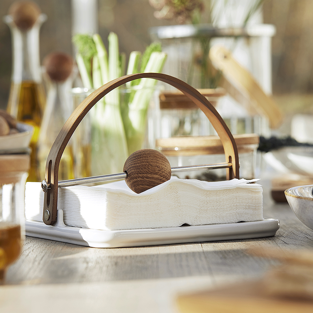 Sagaform Nature serviettholder stengods