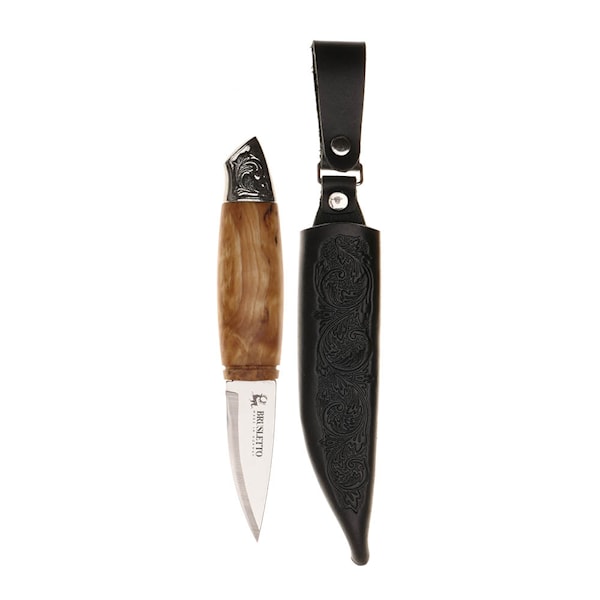 Renässans bunadskniv 19 cm masurbjörk