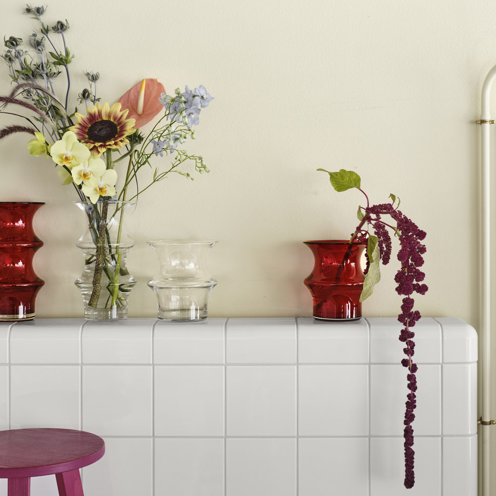 Kosta Boda Pagod vase 167 mm rød