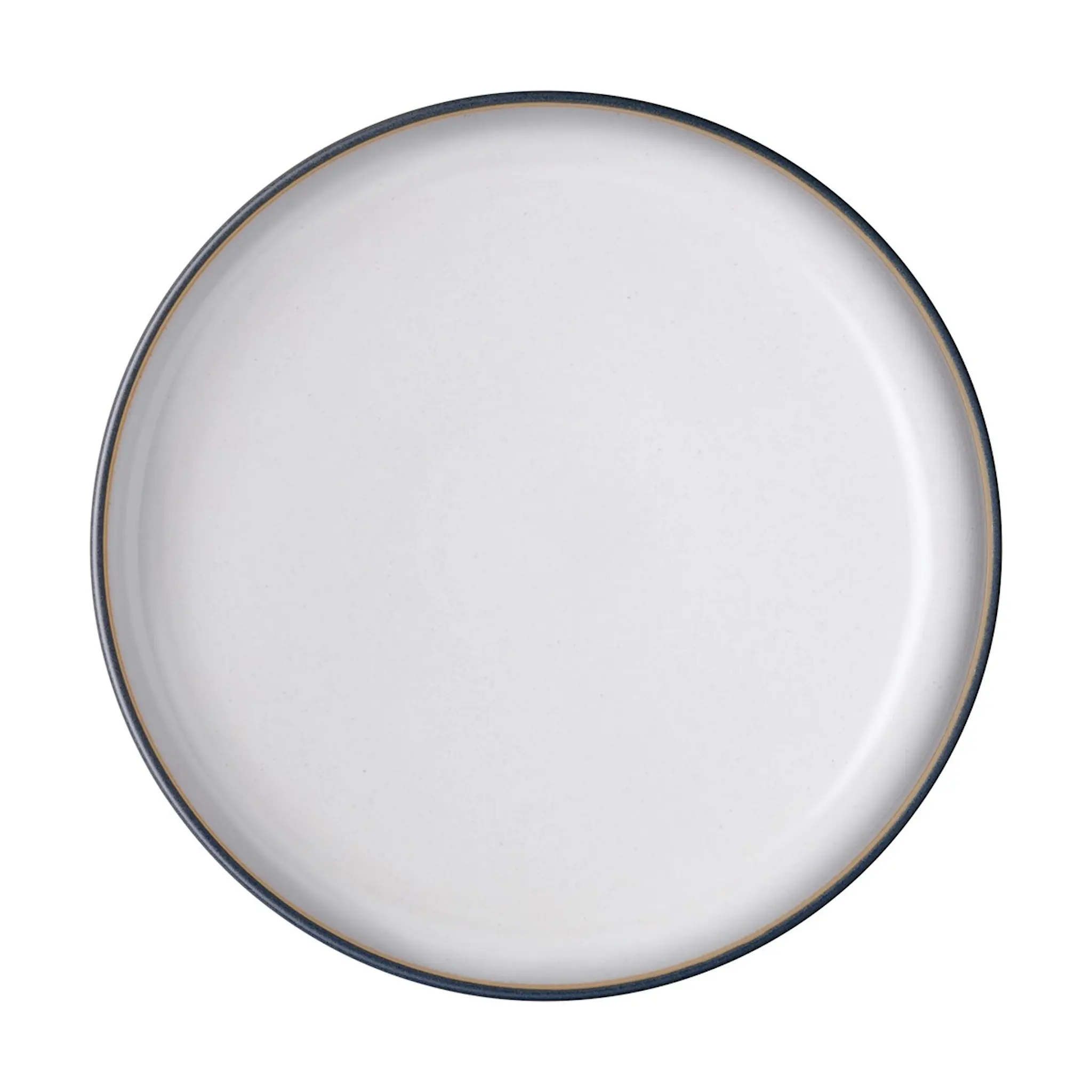 Denby Studio Grey White coupe Tallrik 21 cm Grå