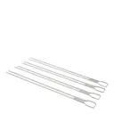 Grillspett dubbla 30 cm 4-pack rostfritt stål