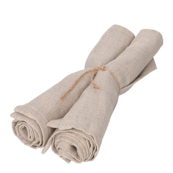 Pellava tygservett 2-pack 45x45 cm beige