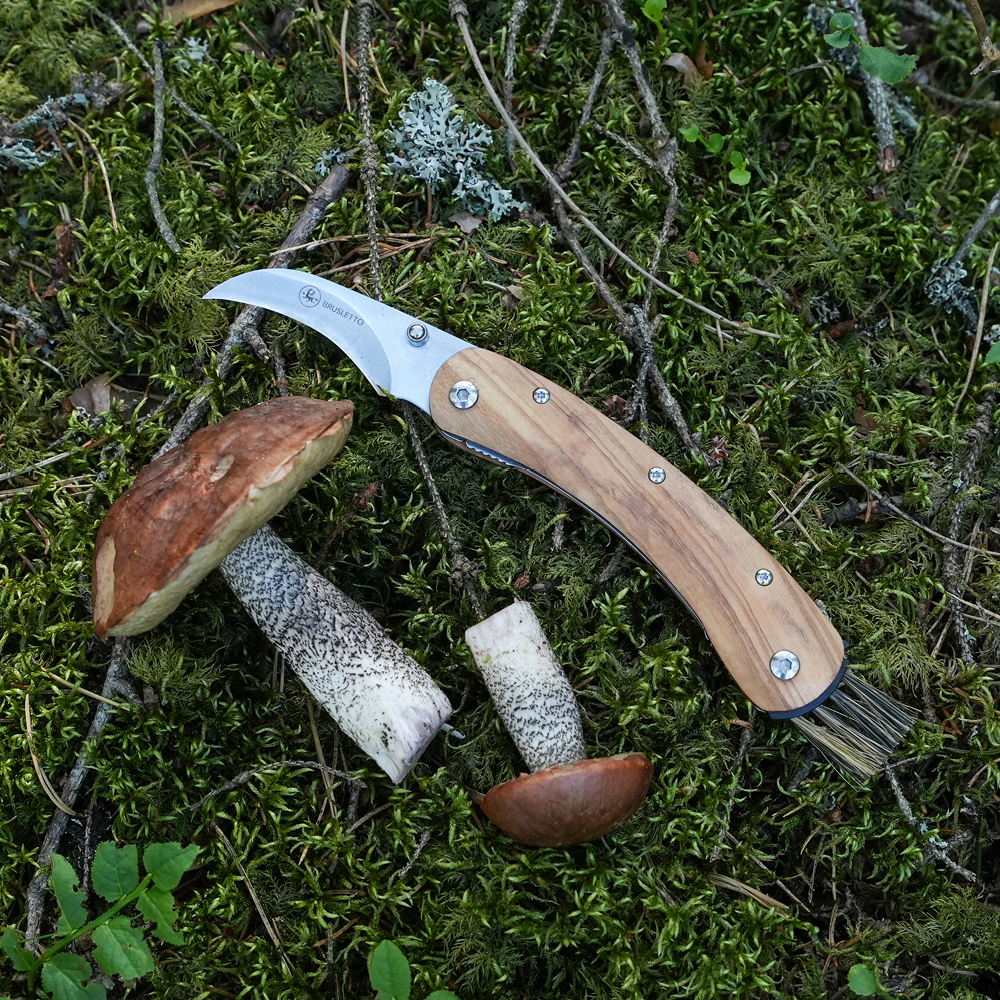Brusletto Vedalen soppkniv oliventre/børstet