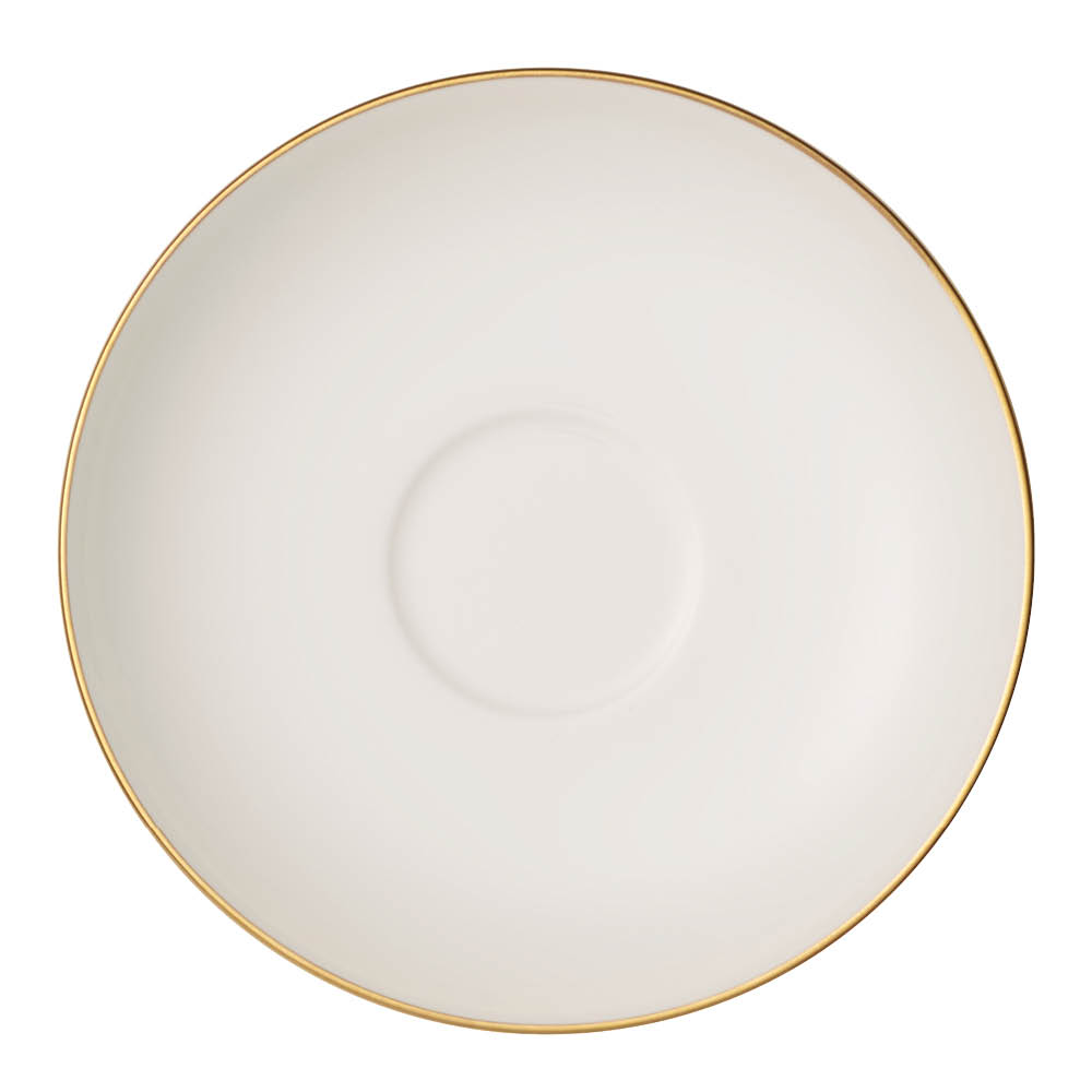 Villeroy & Boch Anmut Gold fat till espressokopp 12 cm vit/guld