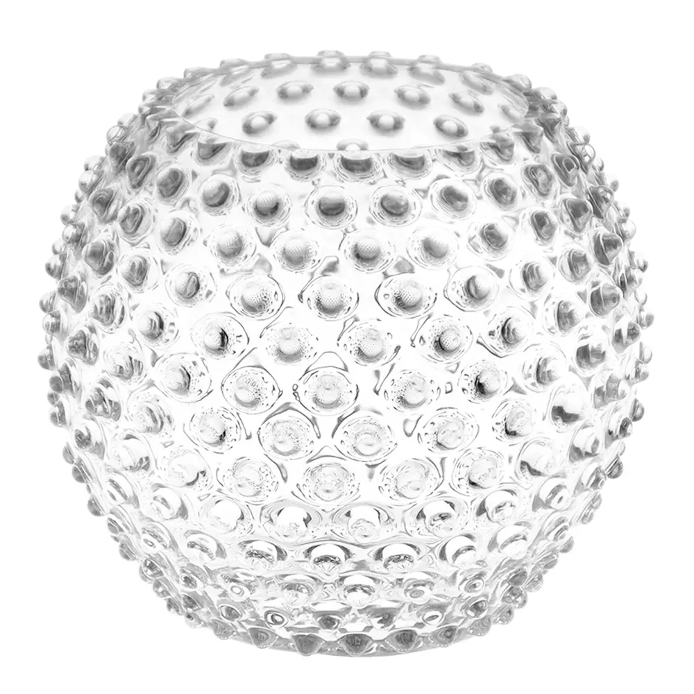 Hobnail vase 18 cm crystal