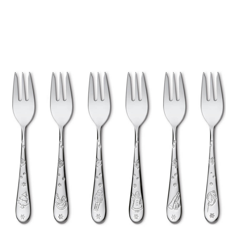 Villeroy & Boch - Toy'S Delight Kakkuhaarukka 6 kpl Hopea