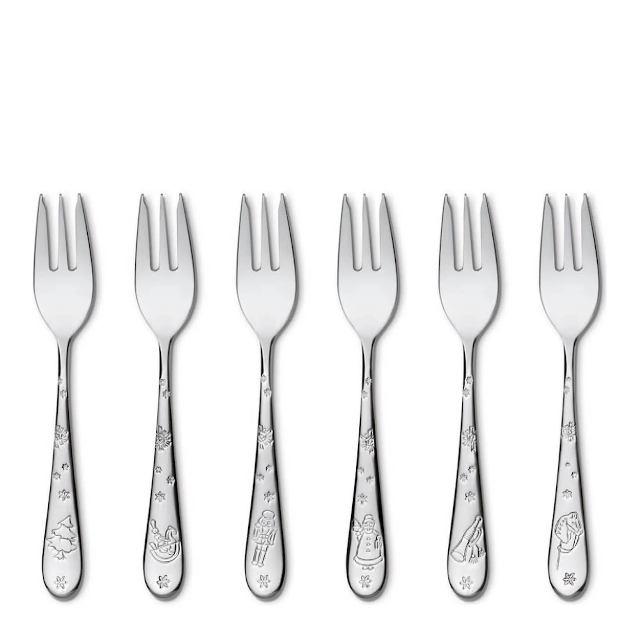 Villeroy & Boch Toy's Delight tårtgaffel 6-pack stål