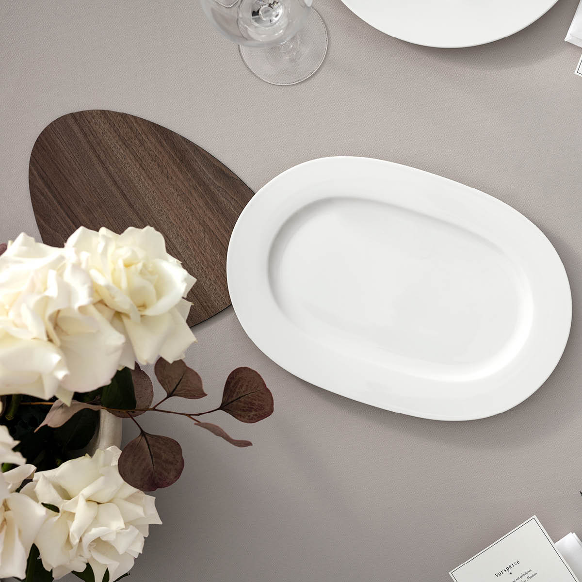 Villeroy & Boch Royal serveringsfat 34,5 x 23,5 cm hvit