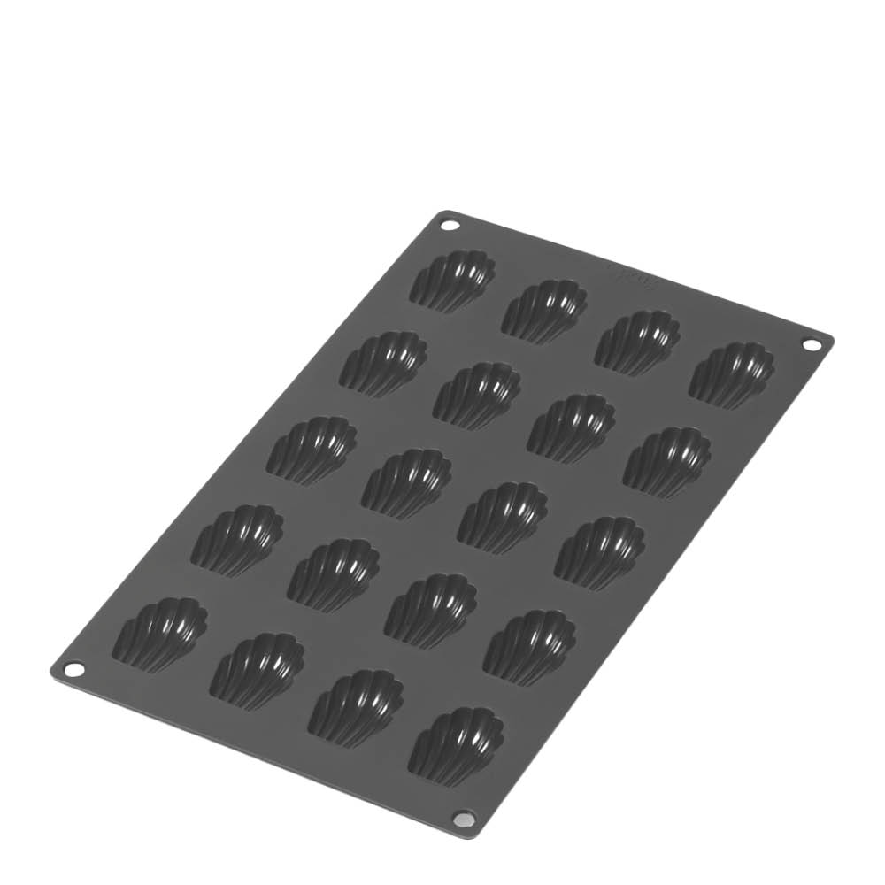 Lékué Silikonform för Madeleinekaka mini 20 hål svart