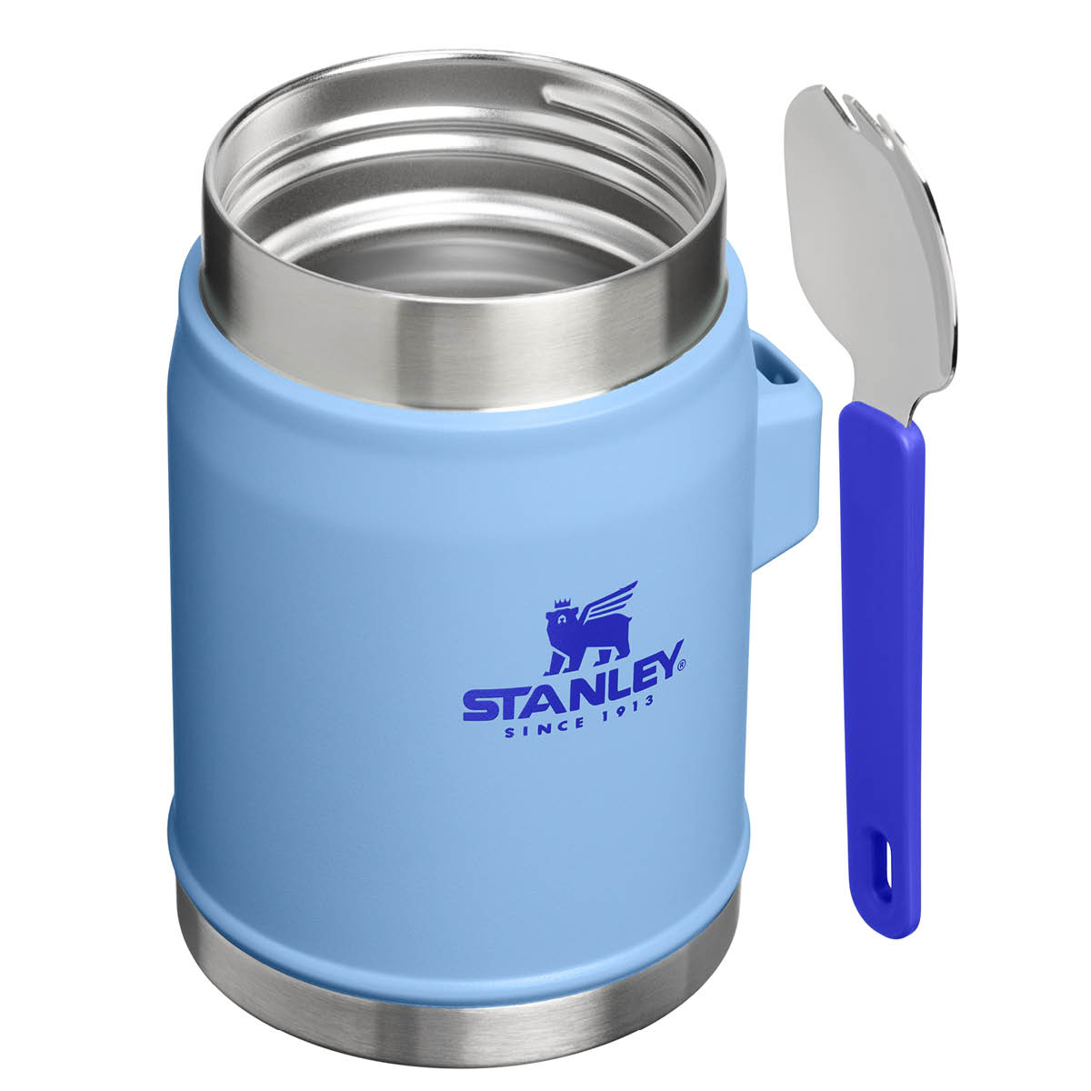 Stanley Classic mattermos med sked 0,4 L blue sky