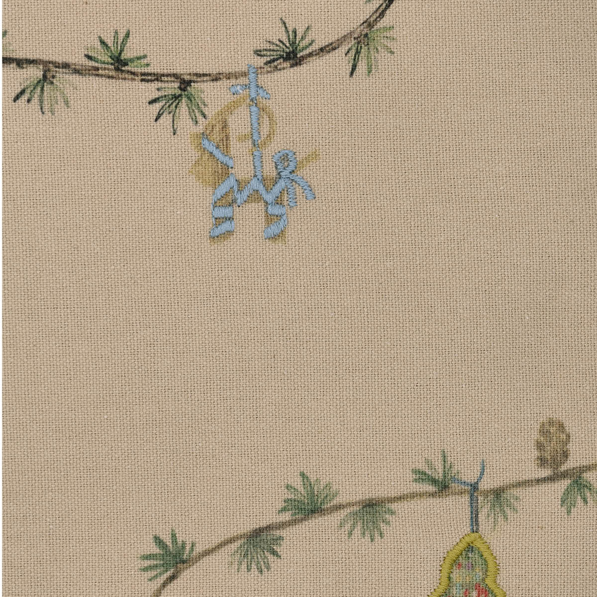 Kähler Hammershøi Christmas duk 150x270 cm sand