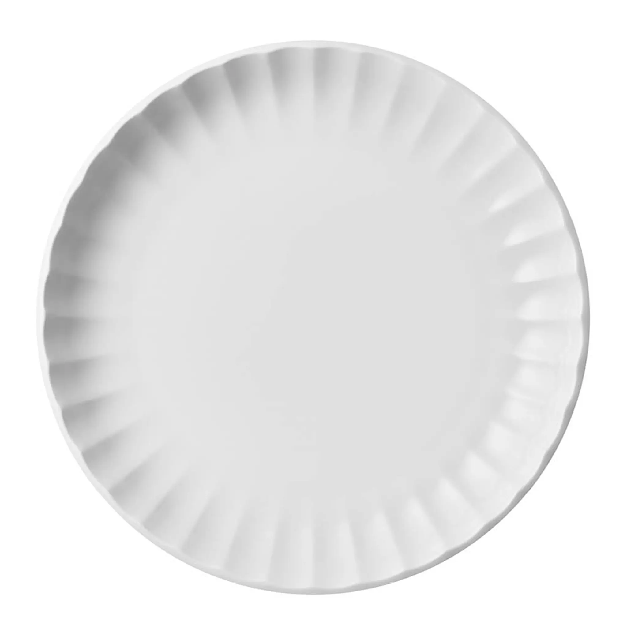 Georg Jensen Bernadotte coupetallerken 16,5 cm hvit