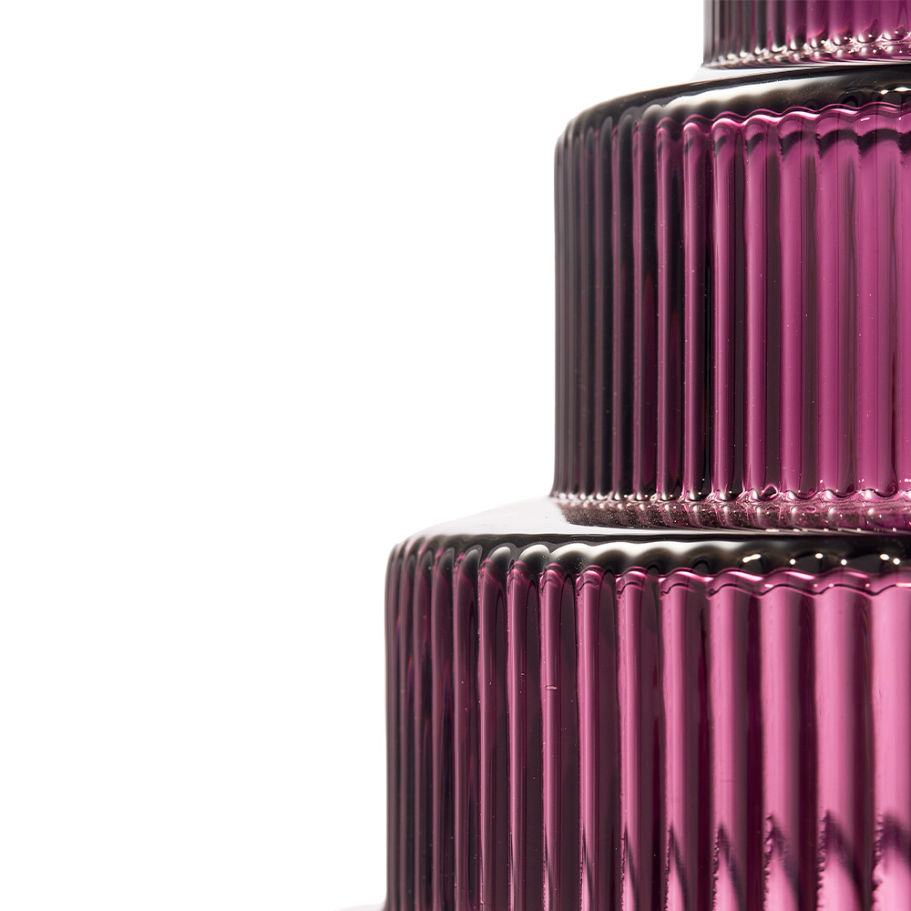 Pols Potten Steps vase 30 cm lilla