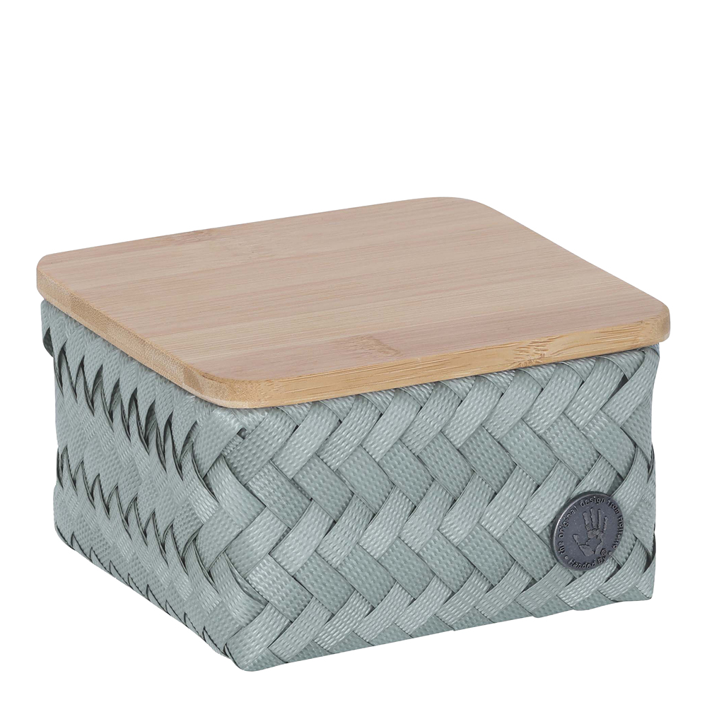 Handed By Top Fit Tiny förvaringskorg med lock 13x13x8 cm eucalyptus