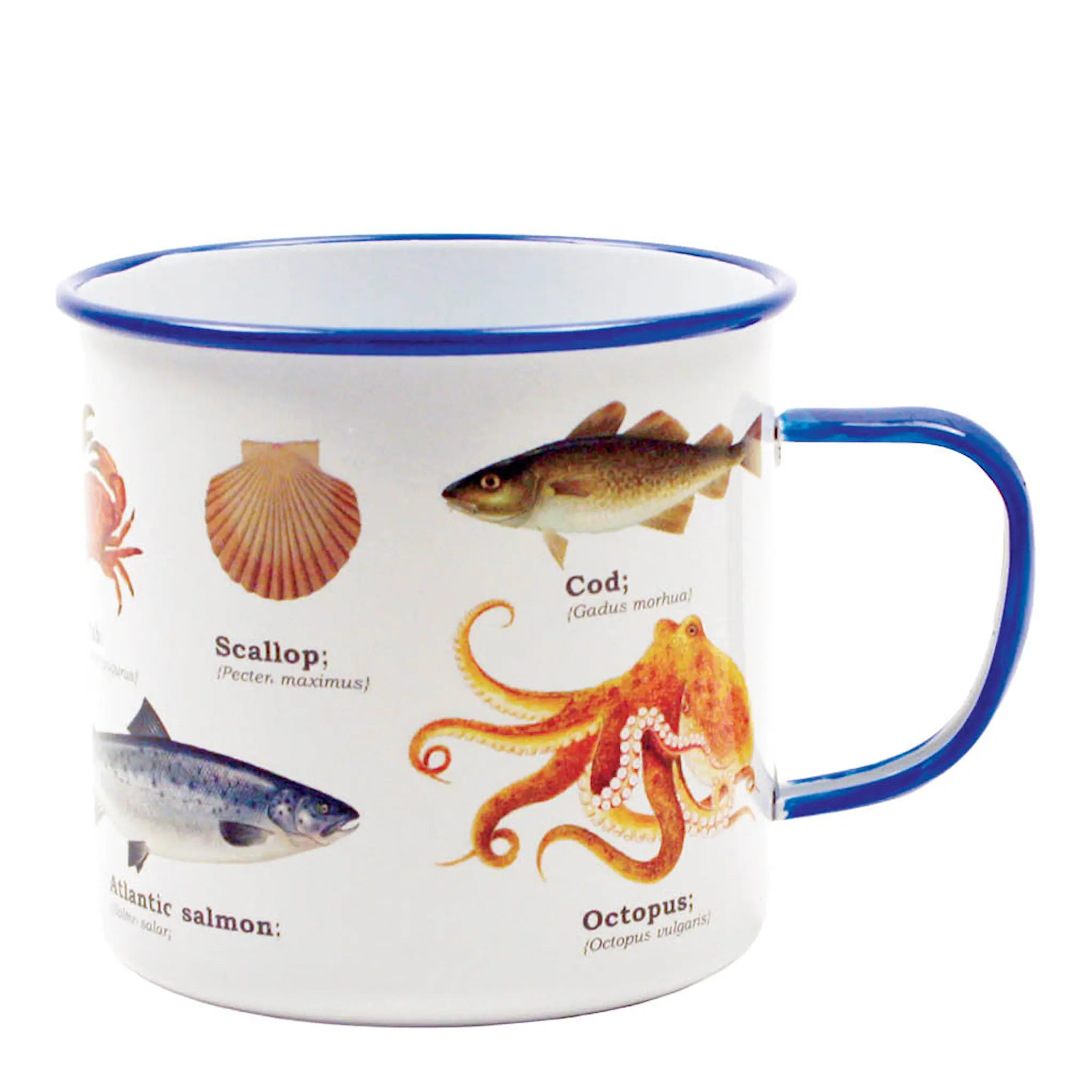 Gift Republic Emaljmugg 50 cl livet i havet