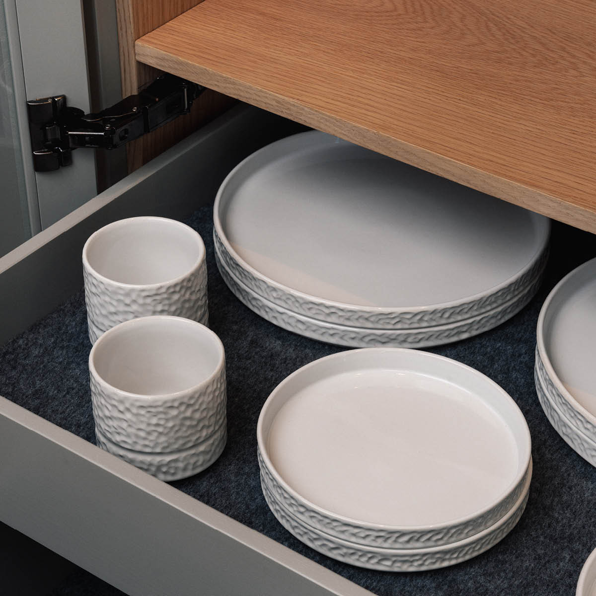 Vargen & Thor Servisen C tallerken 17,2 cm 4 stk hvit