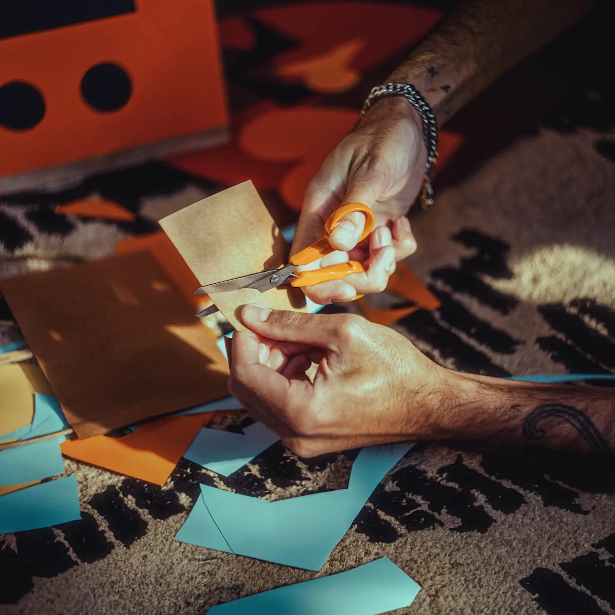 Fiskars Classic hobbysaks 13 cm oransje