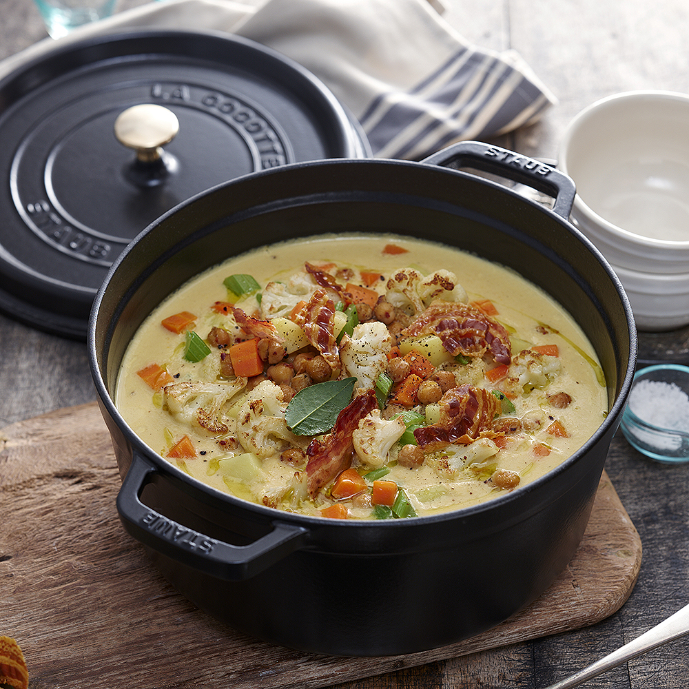 Staub Staub La Cocotte gryta 6,7 L rund Svart