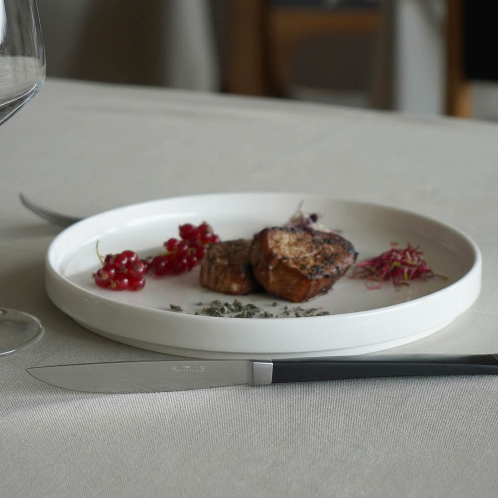 Pintinox Audrey grillkniv 23,5 cm 6-pack svart