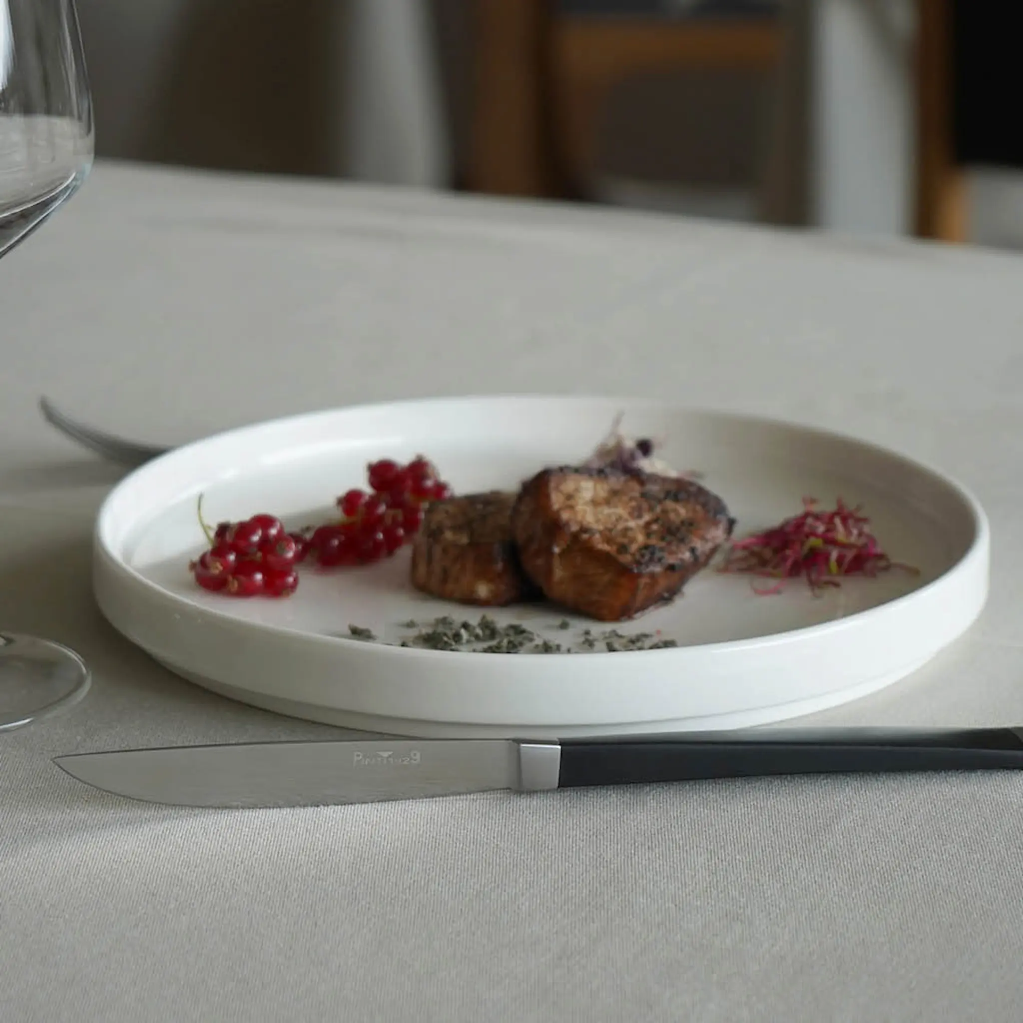 Pintinox Audrey Pihviveitsi 23,5 cm 6 kpl Musta