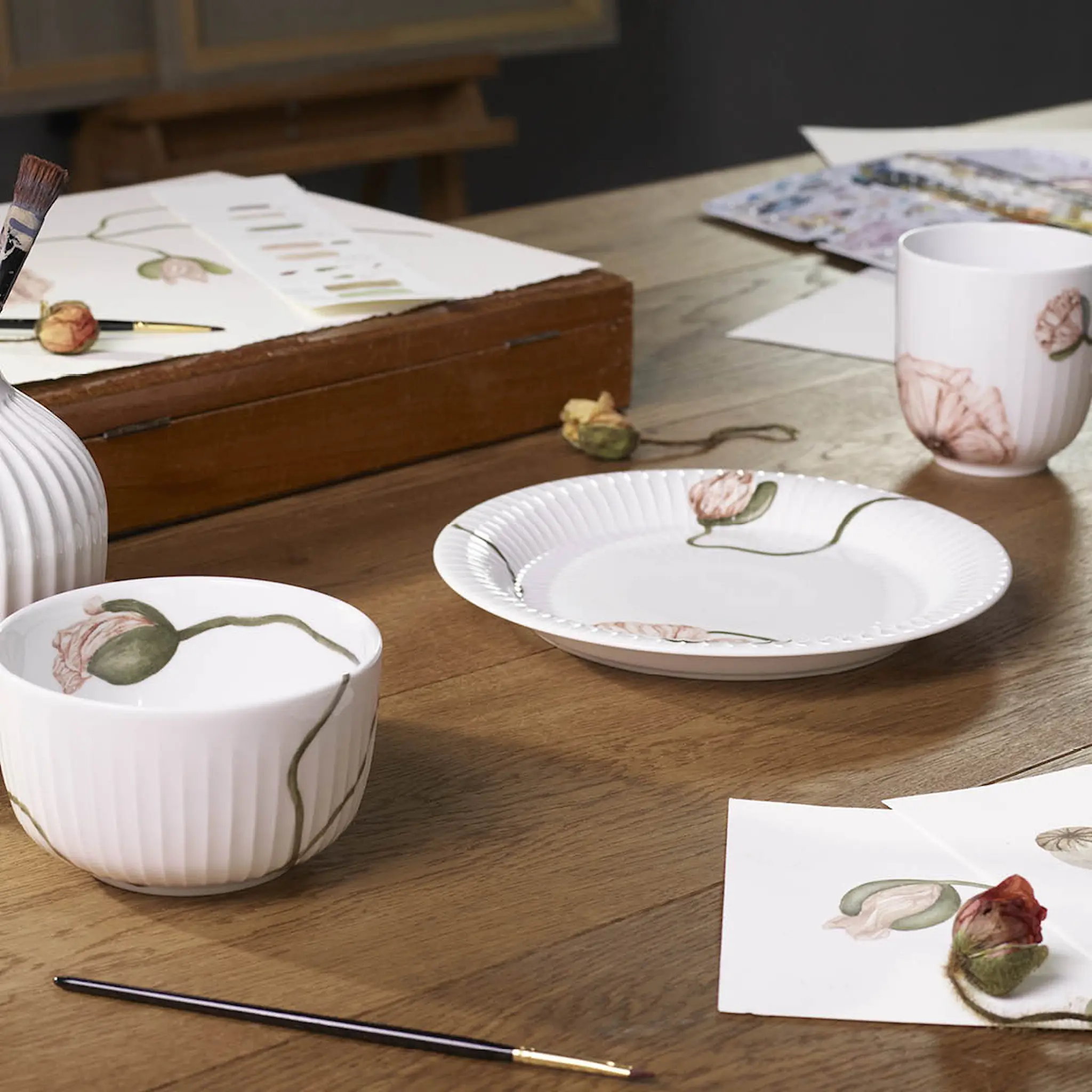 Kähler Hammershøi Poppy Lautanen 22 cm