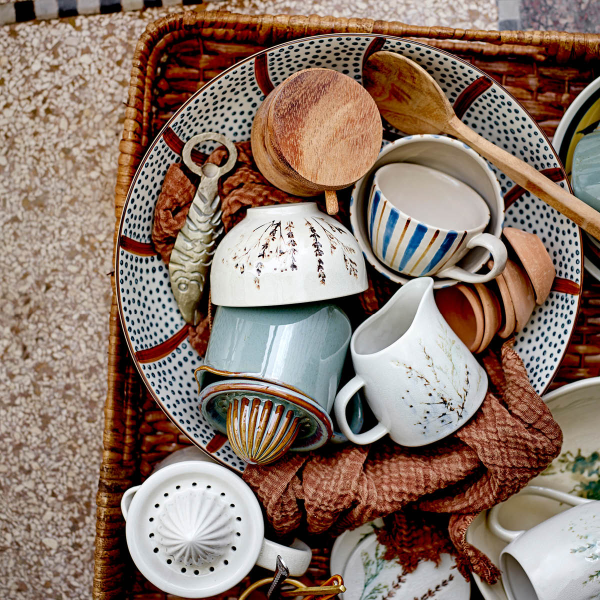 Bloomingville Bea Kermakannu 25 cl Beige