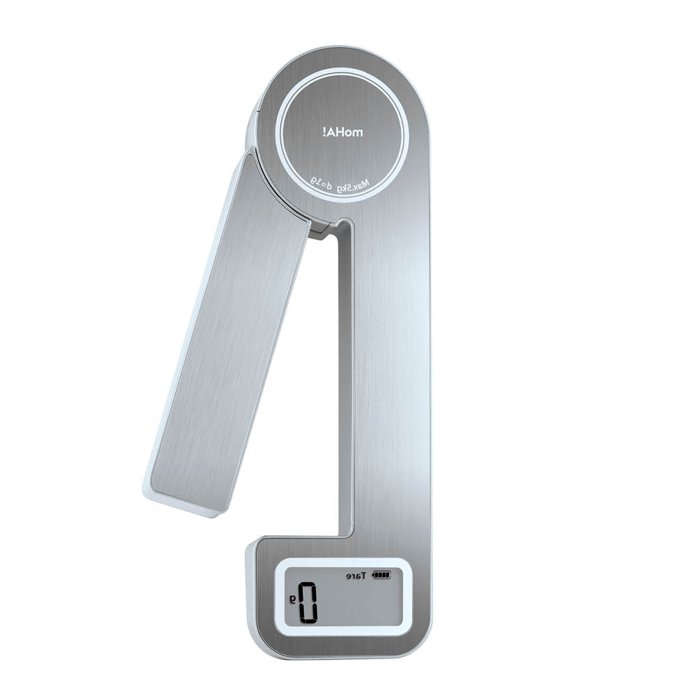 moHA! Scala köksvåg utan batteri rostfritt stål