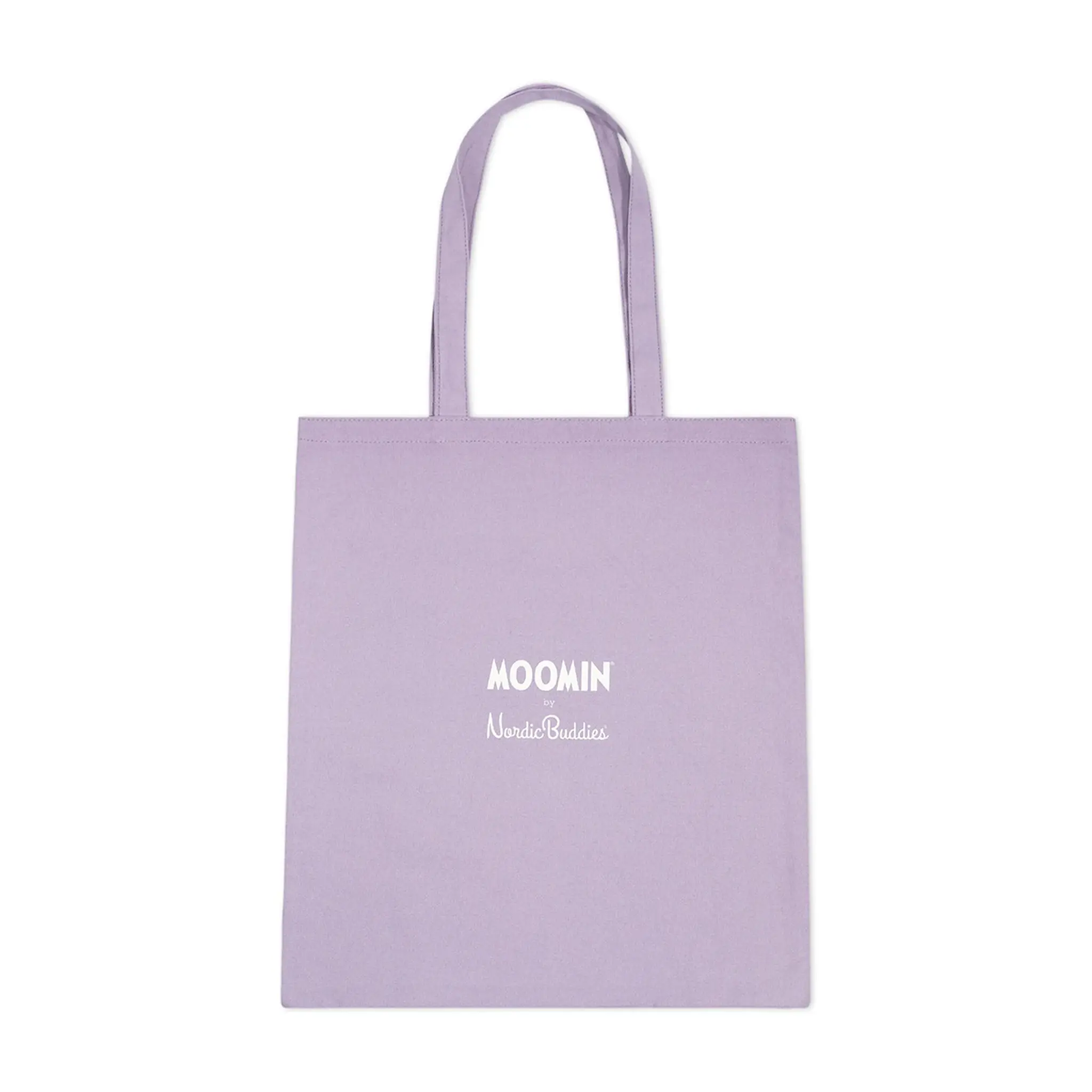 Nordicbuddies Mumin tygpåse 38,5x42 cm Mumin lila