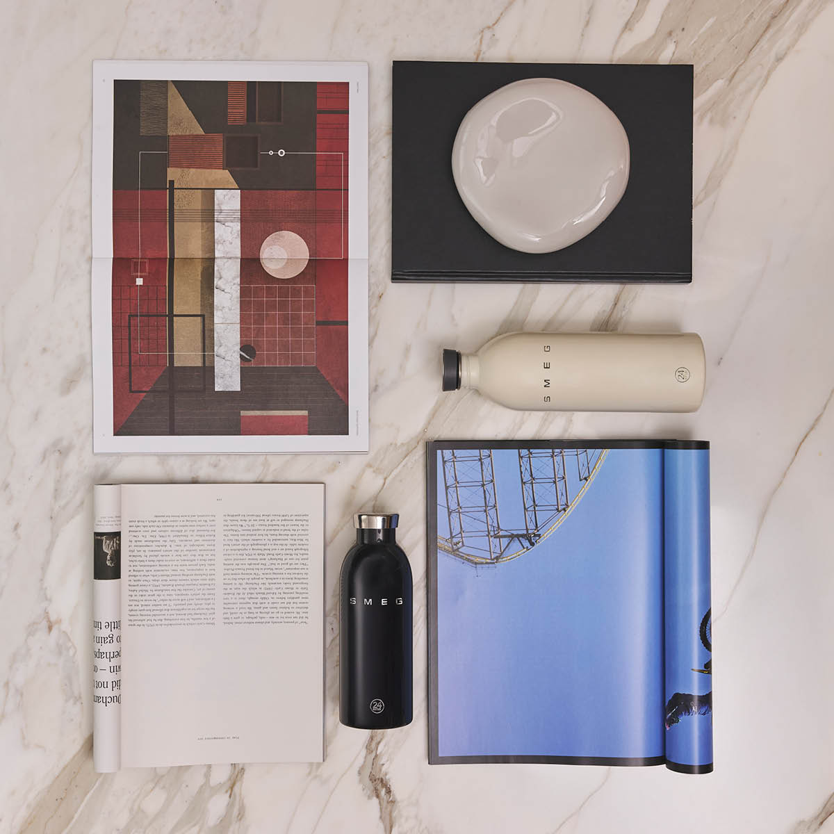 Smeg Smeg dricksflaska WBF02 1 L creme