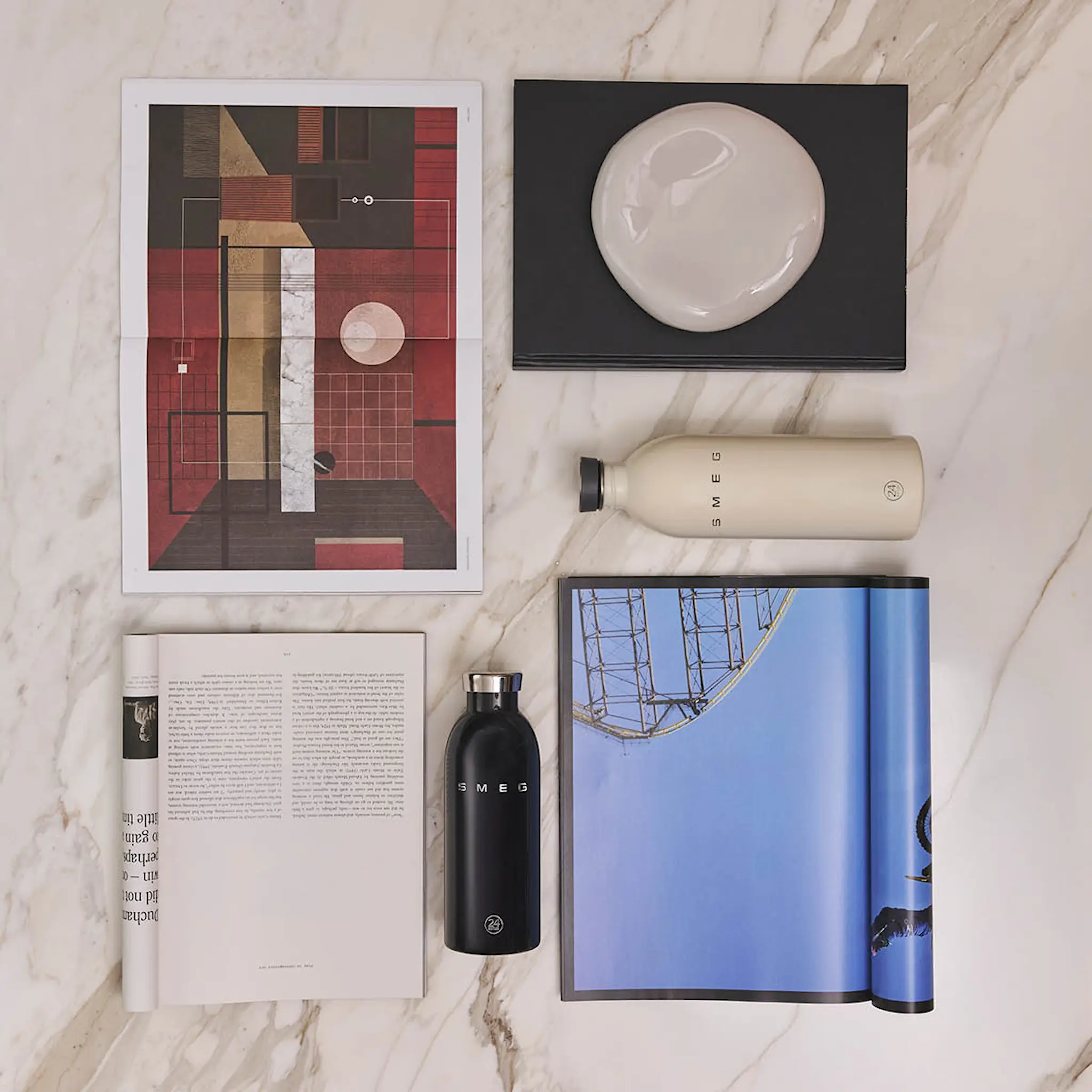 Smeg Smeg dricksflaska WBF02 1 L creme